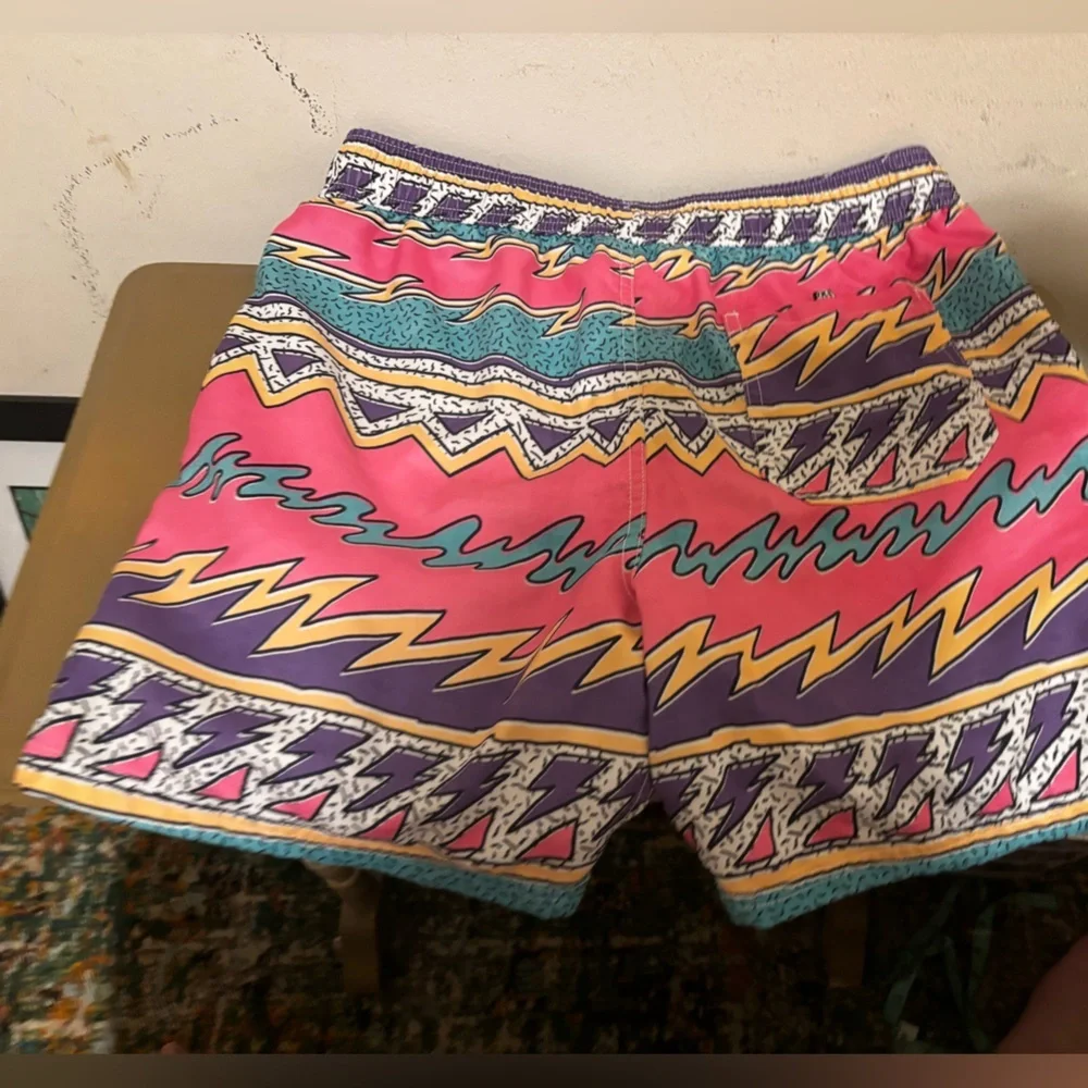Maui & sons Pink and Purple Patterned Swim Shorts Maui and Sons swim trunks